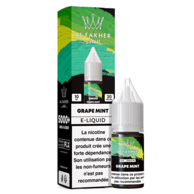 Al Fakher Grape Mint Salt 10ml (5 pièces)