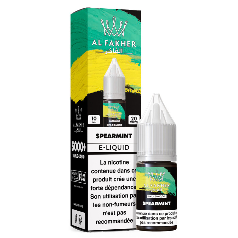 al fakher spearmint salt 10ml (5 pièces) Al Fakher Spearmint Salt 10ml (5 pièces)
