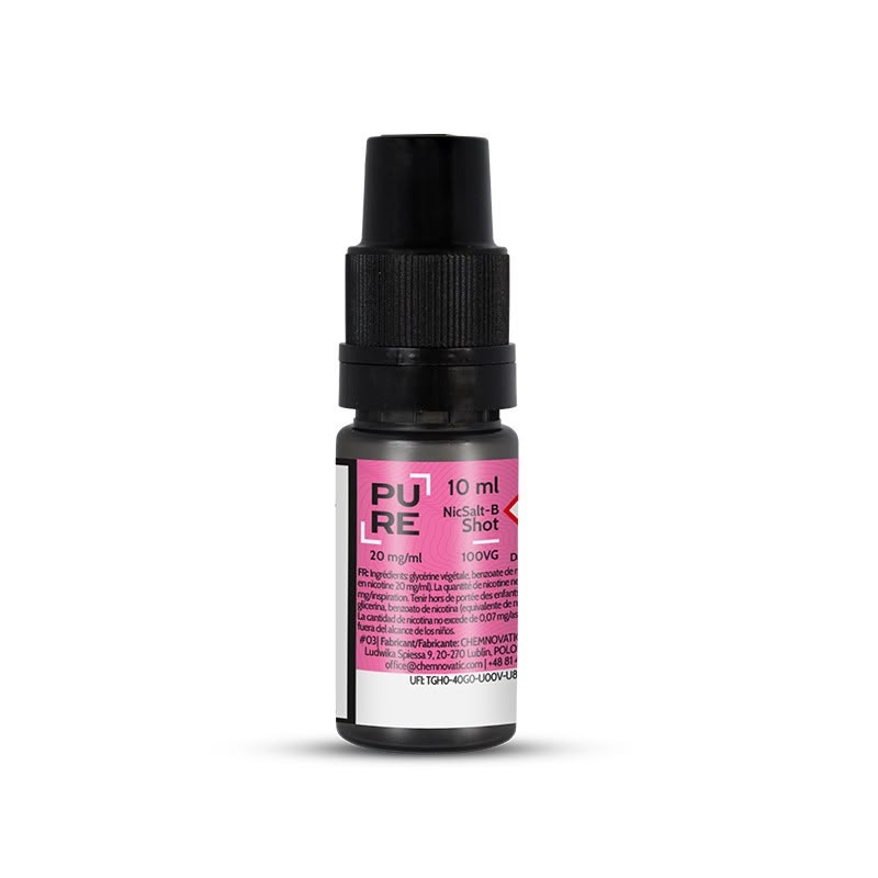 booster pure nicsalt b shot 20 mg/ml Booster PURE NicSalt-B Shot 20 mg/ml