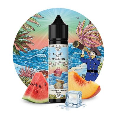 E-liquide L'Île au Trésor Coral Breeze 50ml – Secret's Lab