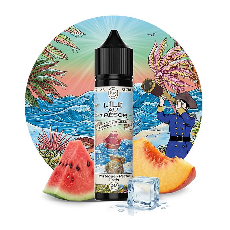 l'Île au trésor coral breeze 50ml E-liquide L'Île au Trésor Coral Breeze 50ml – Secret's Lab