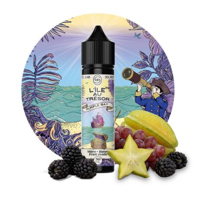 E-liquide L'Île au Trésor Purple Bay 50ml – Secret's Lab