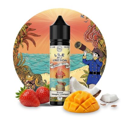 E-liquide L'Île au Trésor Sunset Bay 50ml – Secret's Lab