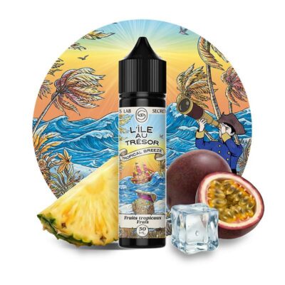 E-liquide L'Île au Trésor Tropical Breeze 50ml – Secret's Lab