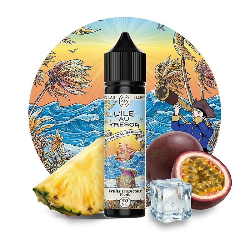 l'Île au trésor tropical breeze 50ml E-liquide L'Île au Trésor Tropical Breeze 50ml – Secret's Lab